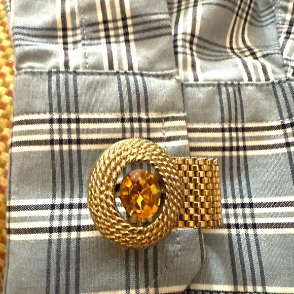 Handsome 3 pc Set Men’s Cuff Links & Tie Clip - Picture 5 of 10